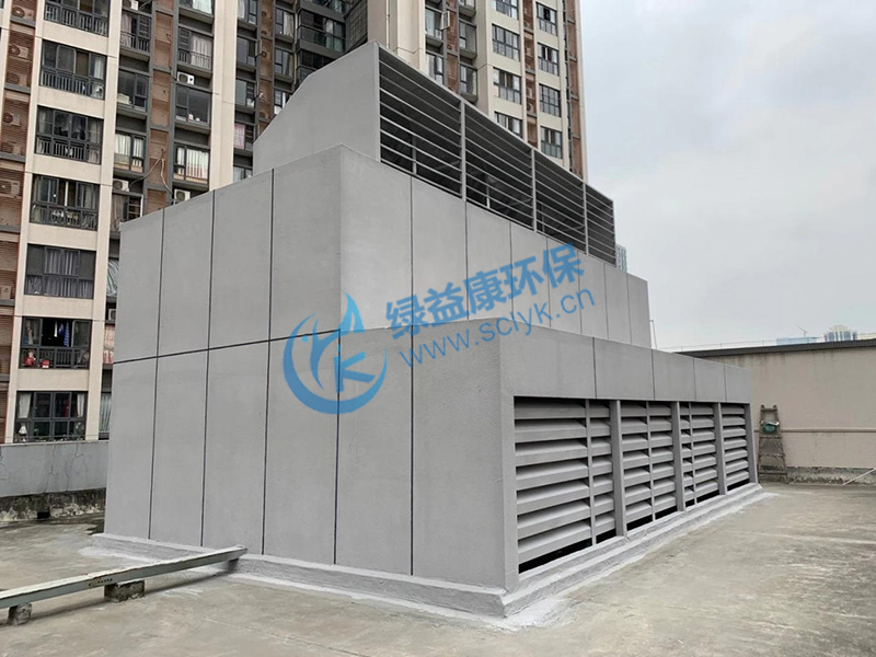 成都市成华区群团服务中心屋面空调机群噪声治理项目